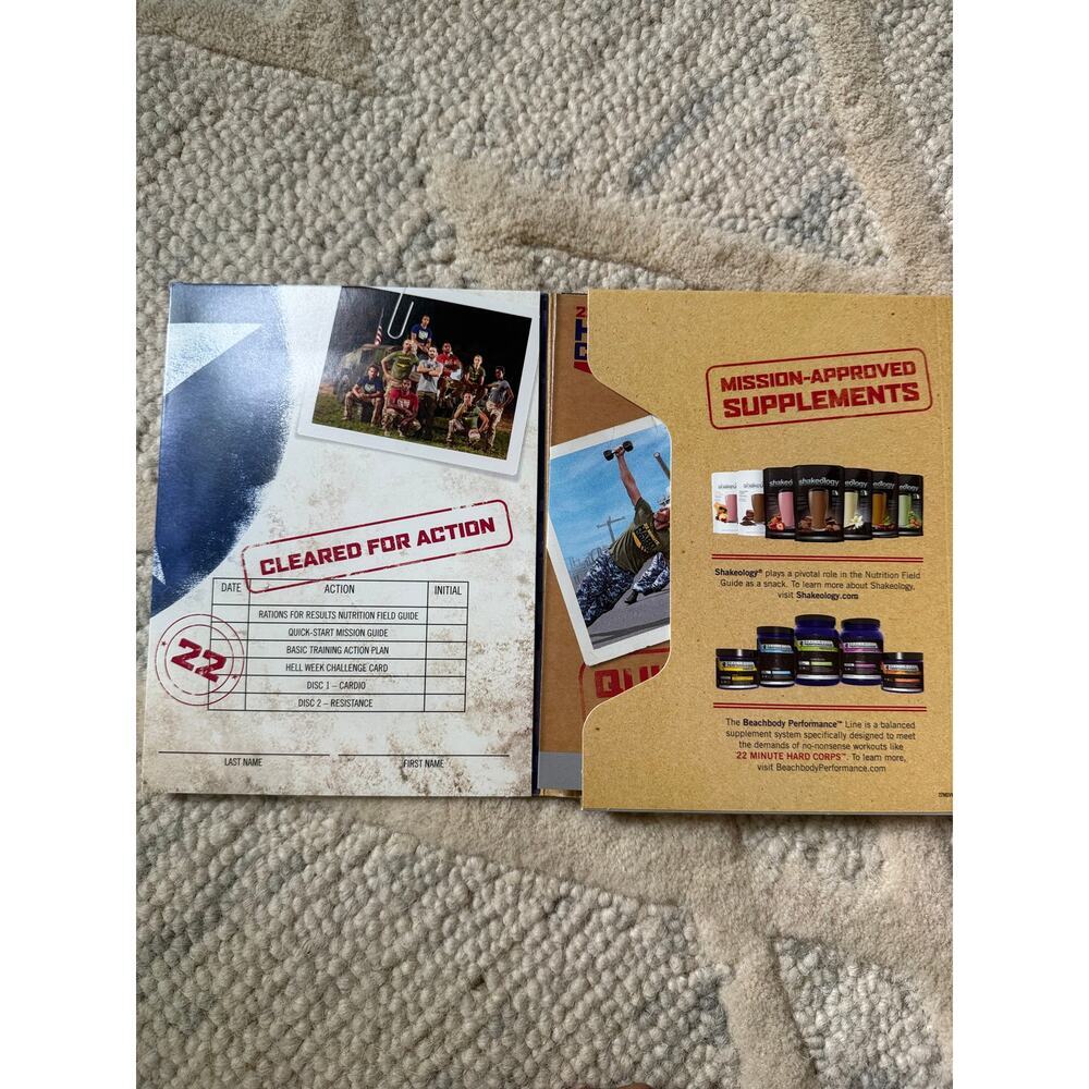 Beachbody 22 Minute Hard Corps DVD Workout Program 2 Disc Set Tony Horton - Picture 2 of 4